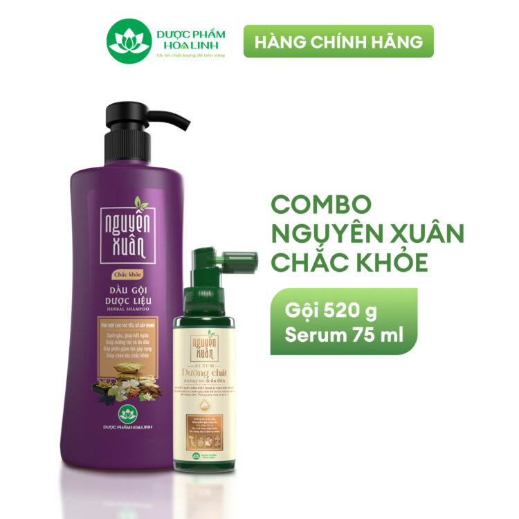 Combo Dầu gội – Xả – Serum Nguyên Xuân chắc khỏe Combo Dầu gội – Xả – Serum Nguyên Xuân chắc khỏe