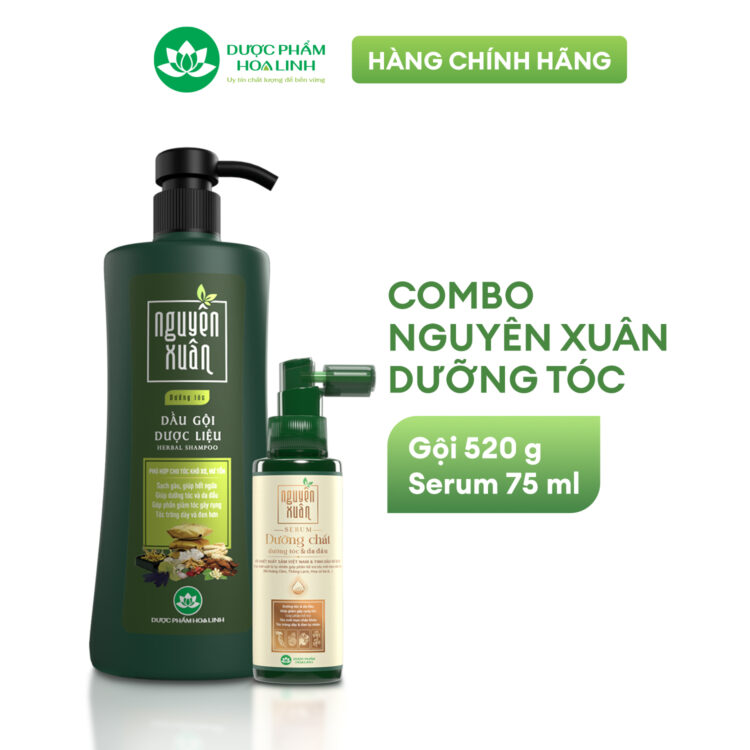 Combo Dầu gội – Xả – Serum Nguyên Xuân dưỡng tóc Combo Dầu gội – Xả – Serum Nguyên Xuân dưỡng tóc