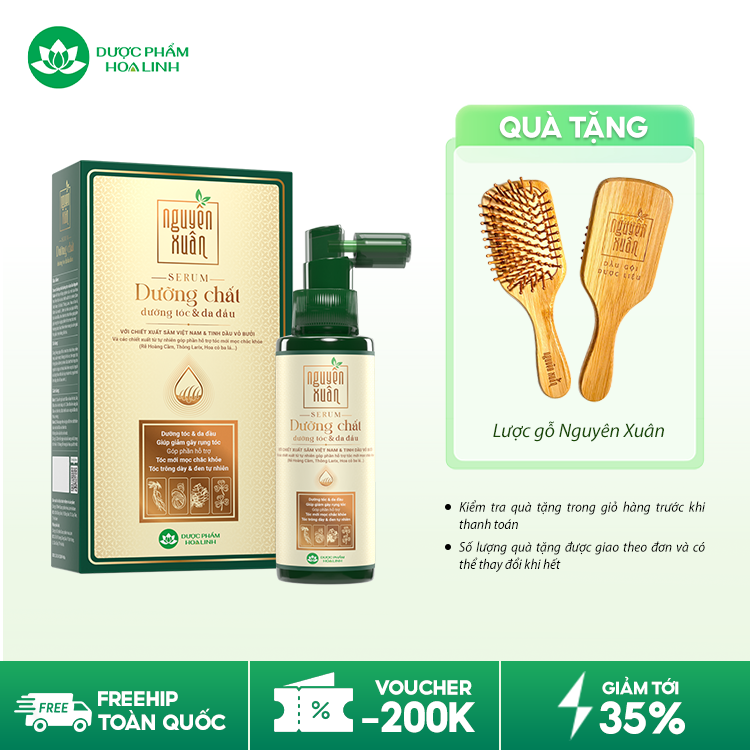 Serum Dưỡng chất Dưỡng Tóc và Da đầu Nguyên Xuân