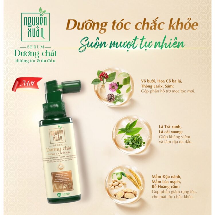 Serum Dưỡng chất Dưỡng Tóc và Da đầu Nguyên Xuân