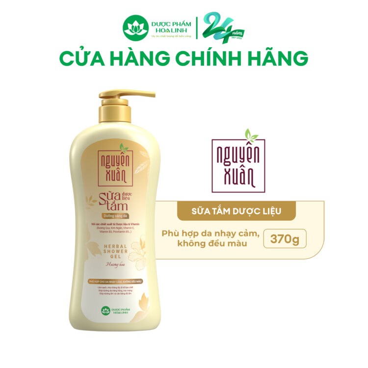 Sữa tắm dược liệu Nguyên Xuân Dưỡng sáng da