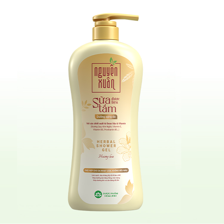 Sữa tắm dược liệu Nguyên Xuân Dưỡng sáng da