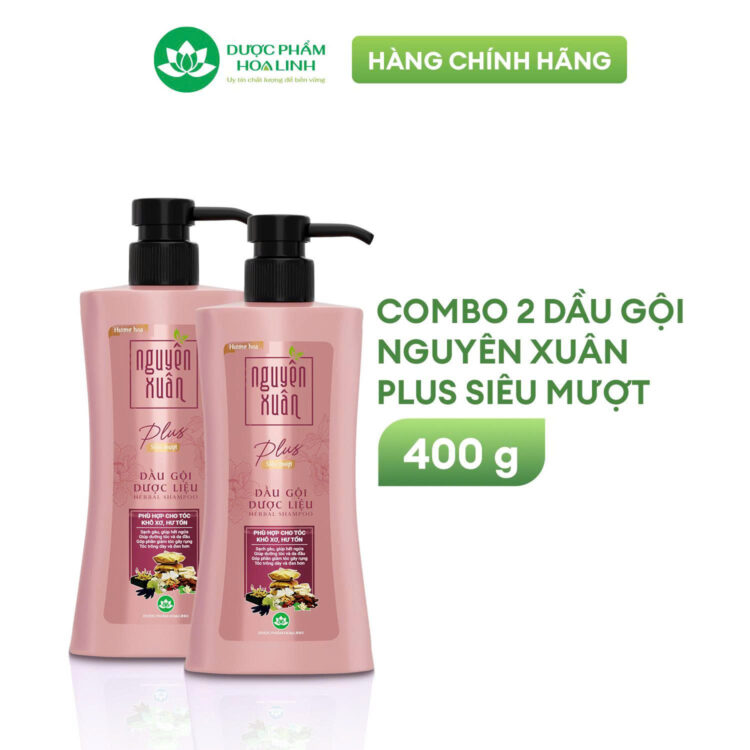 Dầu gội dược liệu Nguyên Xuân Plus siêu mượt Dầu gội dược liệu Nguyên Xuân Plus siêu mượt