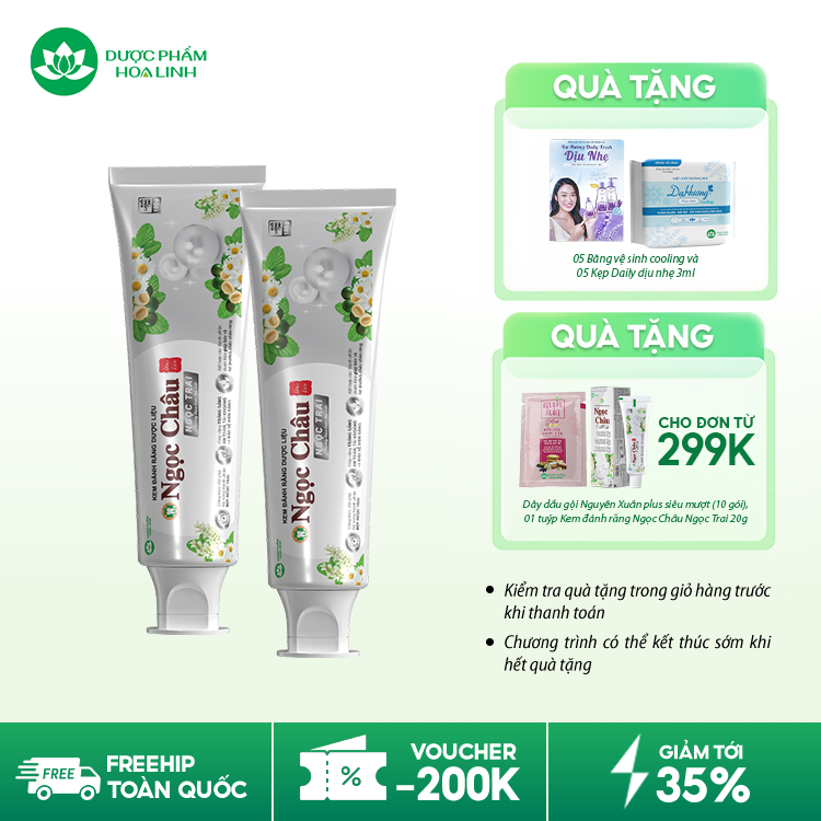 Kem đánh răng dược liệu Ngọc Châu Ngọc Trai