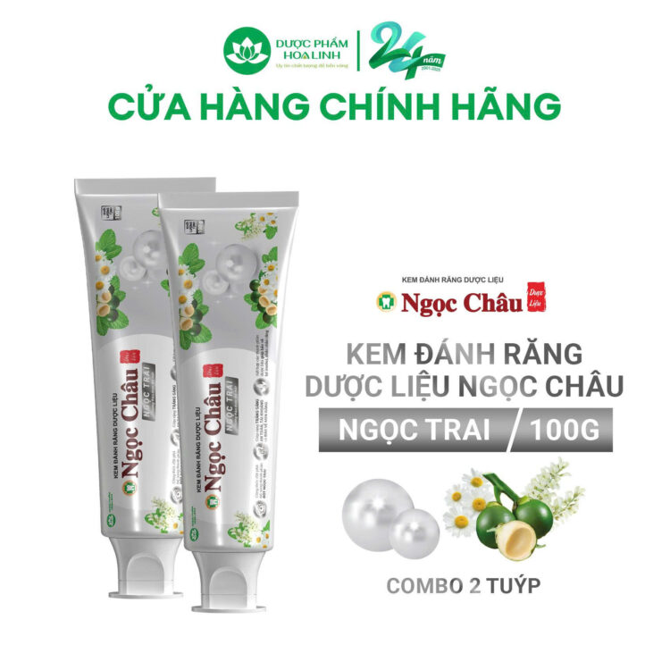 Kem đánh răng dược liệu Ngọc Châu Ngọc Trai Kem đánh răng dược liệu Ngọc Châu Ngọc Trai