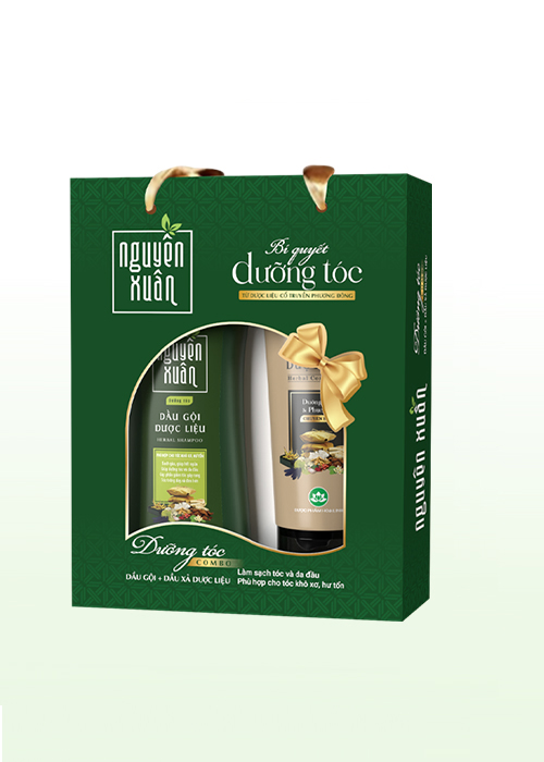 Combo Dầu gội Nguyên Xuân dưỡng tóc 260g+ xả 160g Combo Dầu gội Nguyên Xuân dưỡng tóc 260g+ xả 160g