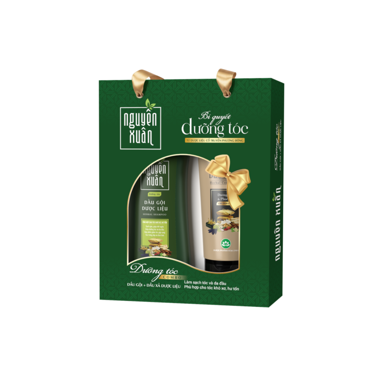 Combo Dầu gội Nguyên Xuân dưỡng tóc 260g+ xả 160g Combo Dầu gội Nguyên Xuân dưỡng tóc 260g+ xả 160g
