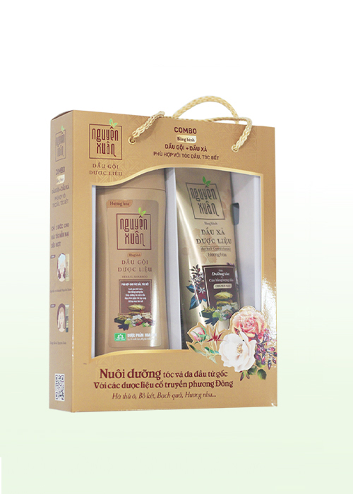 Combo Nguyên Xuân Bồng bềnh gội 260g và xả 160g