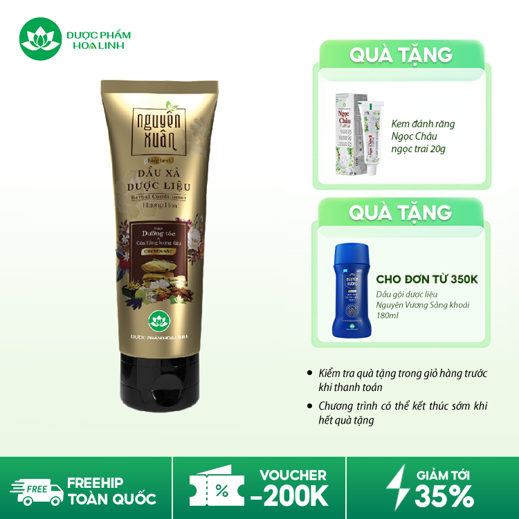 Dầu xả dược liệu Nguyên Xuân bồng bềnh