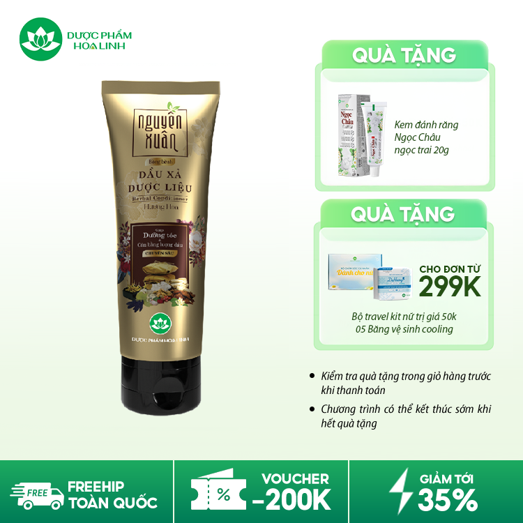 Dầu xả dược liệu Nguyên Xuân bồng bềnh Dầu xả dược liệu Nguyên Xuân bồng bềnh
