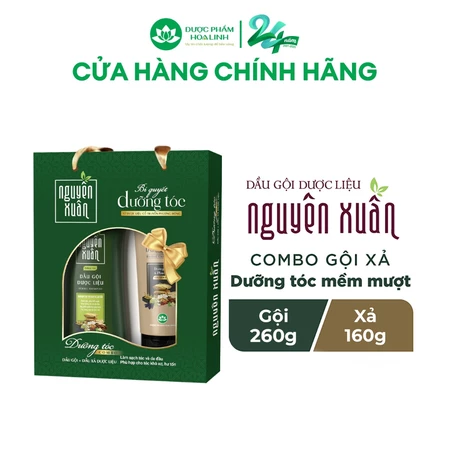 Combo Dầu gội Nguyên Xuân dưỡng tóc 260g+ xả 160g
