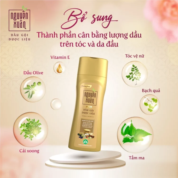 Combo Nguyên Xuân Bồng bềnh gội 260g và xả 160g Combo Nguyên Xuân Bồng bềnh gội 260g và xả 160g