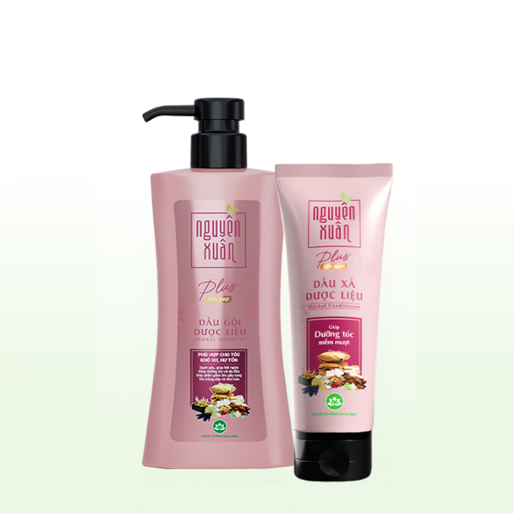 Dầu gội dược liệu Nguyên Xuân Plus siêu mượt