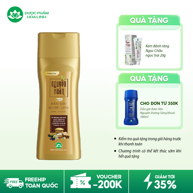 Dầu gội dược liệu Nguyên Xuân Bồng bềnh