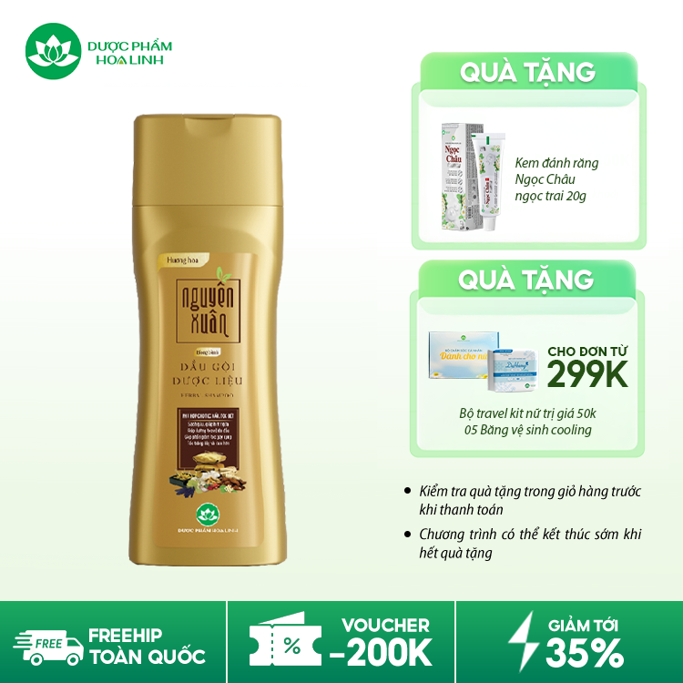 Dầu gội dược liệu Nguyên Xuân Bồng bềnh