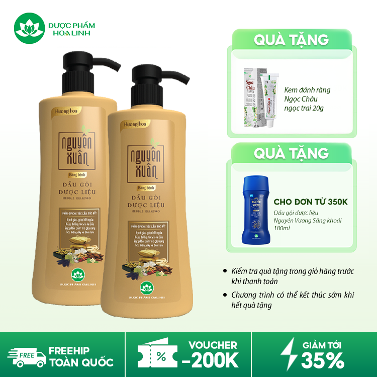 Dầu gội dược liệu Nguyên Xuân Bồng bềnh