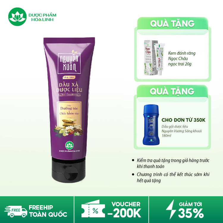 Dầu xả dược liệu Nguyên Xuân chắc khỏe Dầu xả dược liệu Nguyên Xuân chắc khỏe